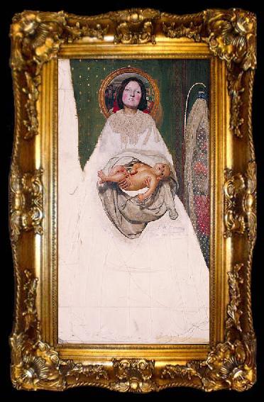 framed  Ford Madox Brown Take your Son, Sir, ta009-2